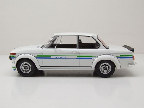 BMW 2002 Alpina 1973 Bianco Decorazione Modellino Auto 1:18 MCG - Foto 3 di 9