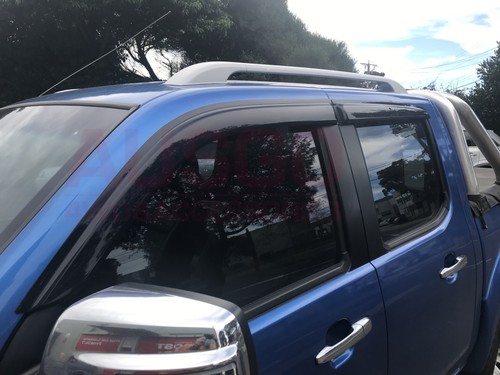 AUSGO Luxury Weather Shields + Bonnet Protector for Ranger PJ Dual Cab 2007-2009 - Picture 6 of 8