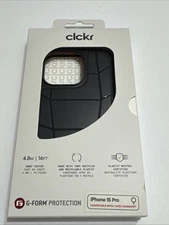 Clckr G-Form Protection Case for MagSafe for iPhone 15 Pro - Force Black