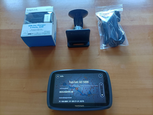 TomTom Go 5000 Europe Navi, 5 Zoll, Lifetime Maps&Traffic über SIM-Karte - Bild 3 von 11