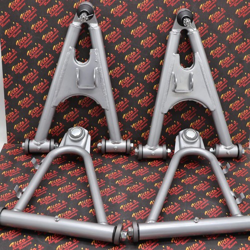 A-Arms complete OEM replica set SILVER + bolts + caps Yamaha Banshee 1991-2006 - Picture 3 of 13