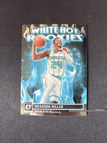 Brandon Miller  [Holo] #10 2023 Donruss Optic White Hot Rookies card