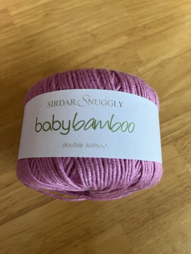 Sirdar Snuggly Baby Bamboo DK yarn in Rosey Pink #141; 50g/104yd - Picture 2 of 6