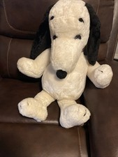 Vintage 1968 Snoopy Plush 30" Stuffed Dog Peanuts United Feature Syndicate Korea