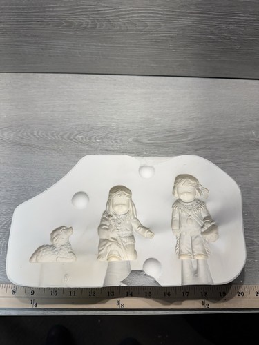 Vintage 1994 Kimple Shepard And Drummer Boy 2381 Ceramic Slip Mold - Picture 2 of 8