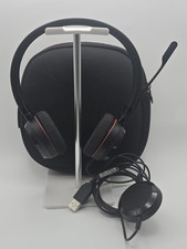 Jabra Evolve 20 HSC016 USB Wired Headset w/ Mic Tested  Soft Case