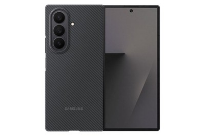 Samsung Carbon Shield Case für Galaxy Fold7 schwarz Hülle + Displayfolie Aramid