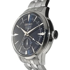 Seiko Presage Cocktail “Blue Moon” Power Reserve Automatic Blue Watch SSA347J1 2