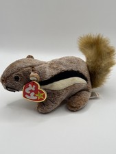 Vintage Ty Beanie Baby Chipper The Chipmunk, 1999 Retired with Tags. 