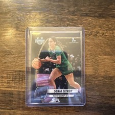 Sonia Citron 2025 Bowman U Chrome Basketball 1st Black Wave Shimmer #64