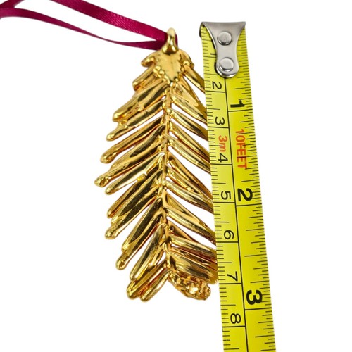 Mark Colorado reifer 24k vergoldeter Weihnachtsbaum Kiefer Nadel Ornament Anhänger - Bild 11 von 12