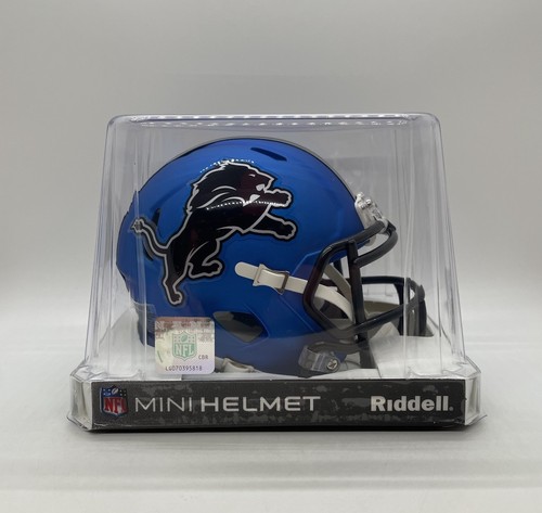 Detroit Lions NFL Riddell On Field Alternate Mini Helmet!!! Date Code Nov 2024 - Picture 1 of 6