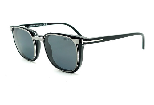 Occhiali da vista TOM FORD TF5916-B 001 neri con clip originali taglia 50 nuovi - Foto 1 di 5