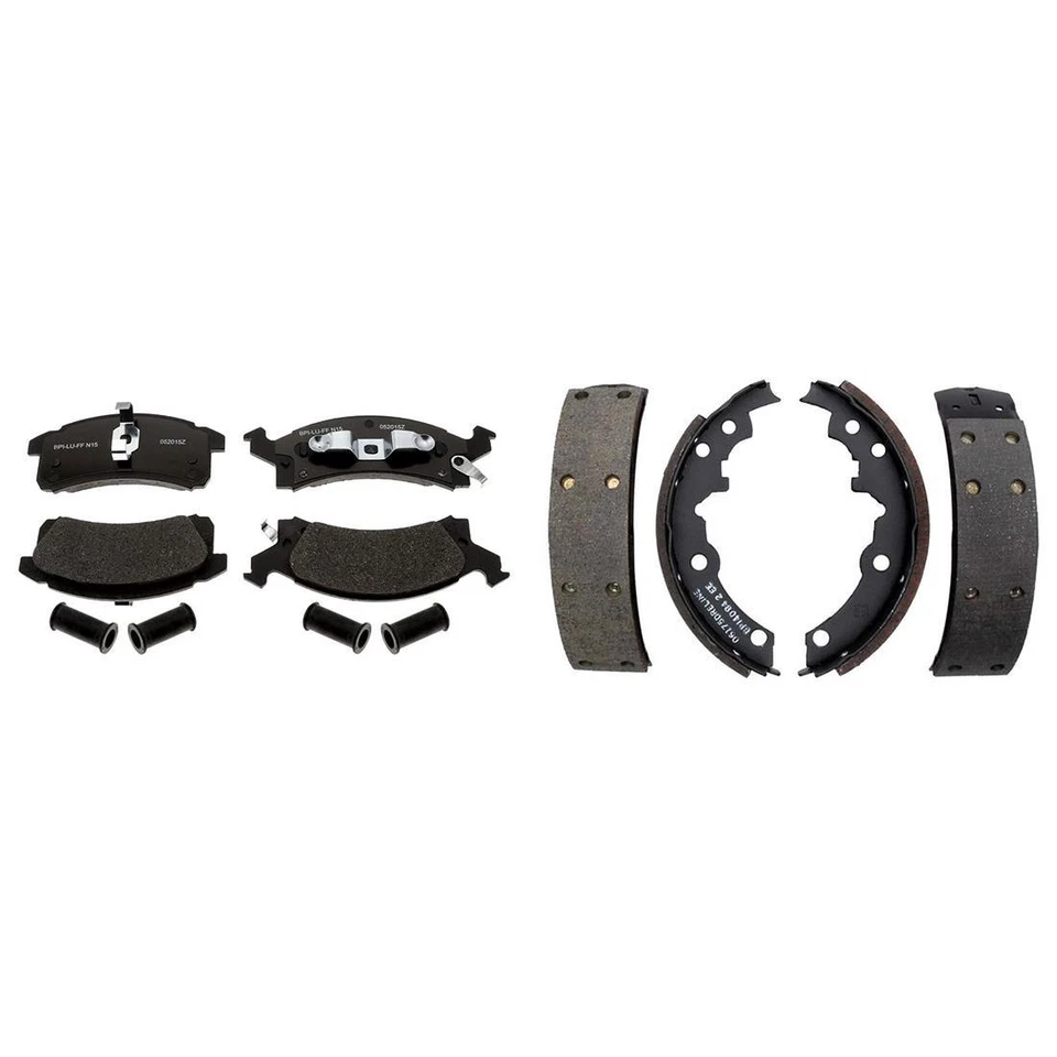 Kit de pastillas de freno y zapatas de freno delanteras traseras de cerámica para Buick Skylark 1990 Foto 4 de 4