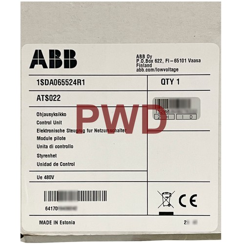 Nuevo en caja Interruptor de transferencia automática ABB ATS022, pantalla, Modbus, 1SDA065524R1, HECHO EN LA UE - Imagen 8 de 9