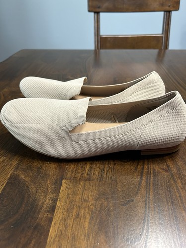 Torrid Taupe Stretch Flat Shoes Size 12WW New! - Picture 1 of 5
