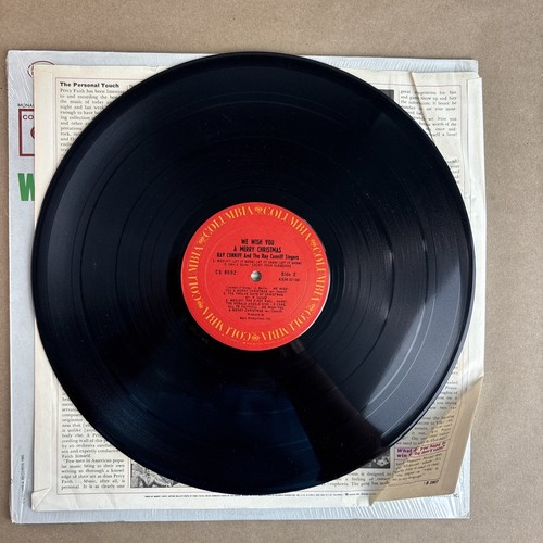 Ray Conniff We Wish You A Merry Christmas LP Columbia 70s Press + Shrink VG - Picture 7 of 8