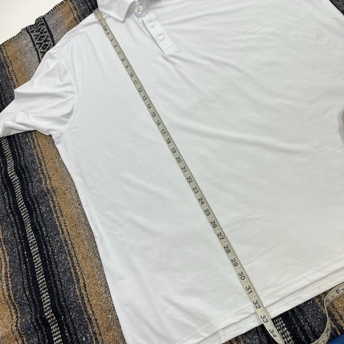 Holderness & Bourne White Performance Polo Golf Shirt Size XXL Beacon Hill Club - Picture 9 of 11