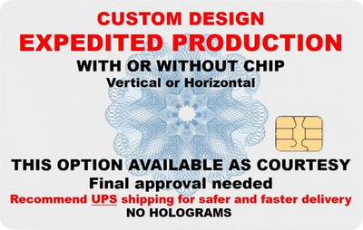 #ad cosplay: CUSTOM made ID cards WITH WITHOUT real chip. Your photo and details $149.00