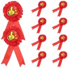  10pcs Award -Abzeichen ehrenwerte Abzeichen mit Band -Accessoire des Ribbon