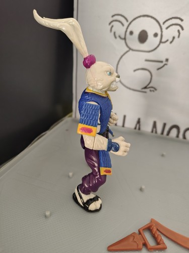 Vintage TMNT Ninja Turtles Figure Usagi Yojimbo 1989 Complete Mint - Picture 8 of 8