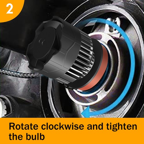 For Nissan Maxima 2016-2018- 4X 6000K H11 LED Headlights Bulb High/Low Beam - Foto 18 di 38