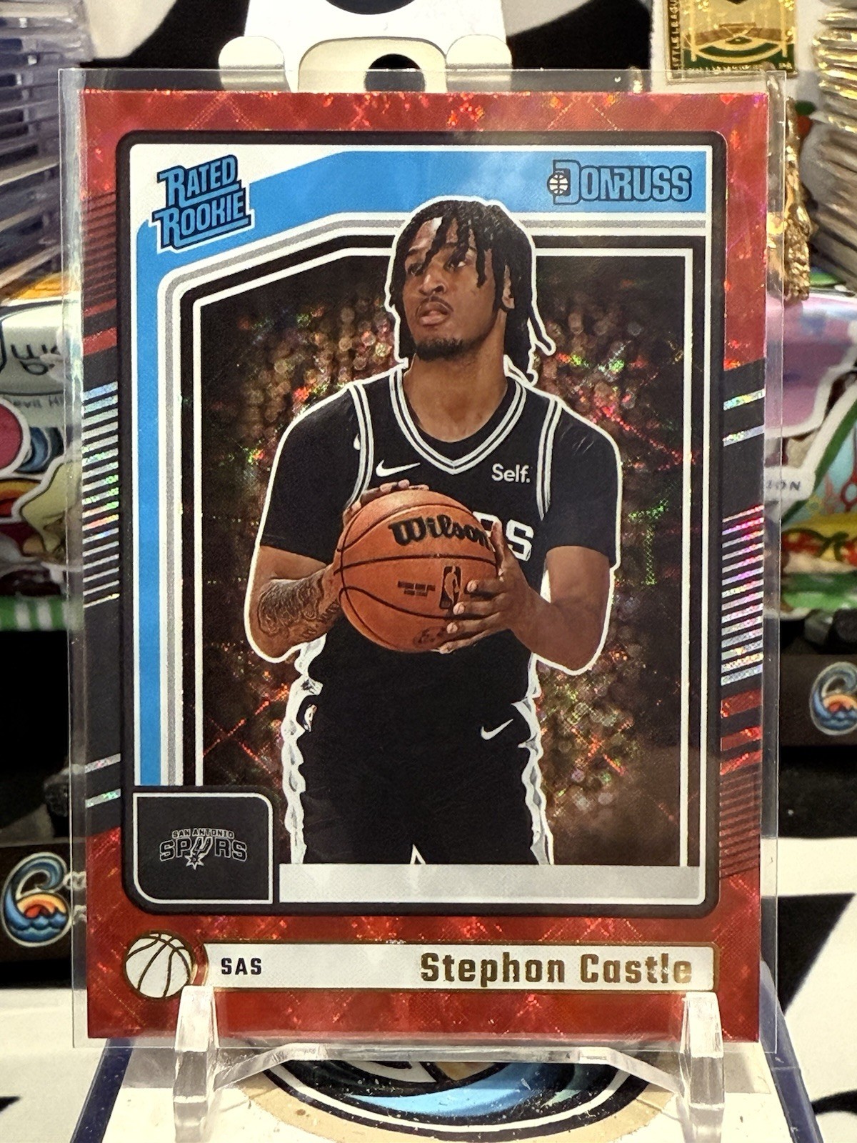 2024-25 Donruss Stephon Castle International Rated Rookie #244 Spurs TZ