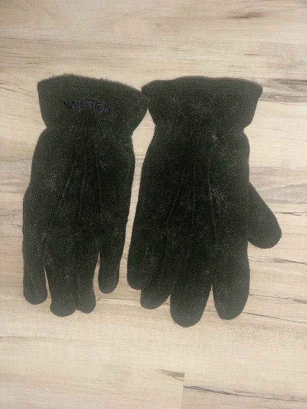 UNISEX NAUTICA DARK GREEN GLOVES WINTER GLOVES ONE SIZE
