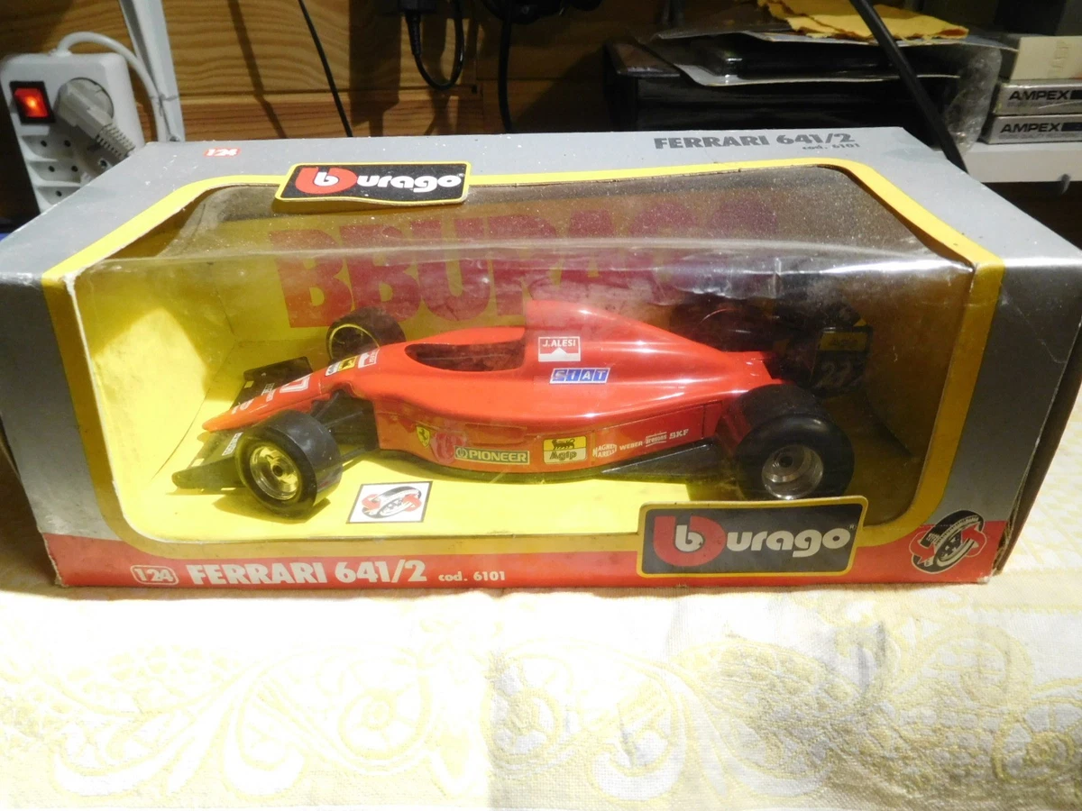 Voitures Formule 1 miniatures blancs Burago 1:24