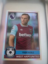 TOPPS PREMIER LEAGUE  2026 CARD  MARK NOBLE  WEST HAM UNITED  RETRO THREADS