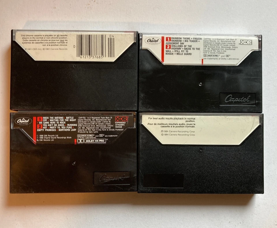 Saxon Cassette Tape Lot 70s 80s Denim & Leather Crusader British Heavy Metal - Image 2 of 4