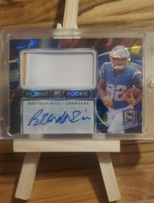 2024 Panini Spectra - Radiant Rookie Patch Signatures Brenden Rice #RRP-BRE...