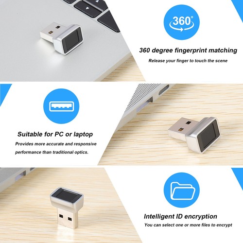 Lecteur d'empreintes digitales USB pour clé de sécurité doigt biométrique Abd8694 - Photo 4/5