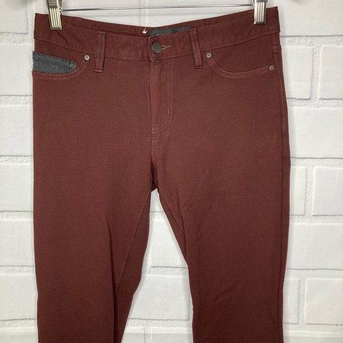 Calvin Klein Jeans Burgundy Stretch Skinny Jeans Size 6 - Picture 4 of 11