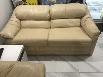 Moran Leather Lounge Suite 2 Piece Sofas Gumtree Australia