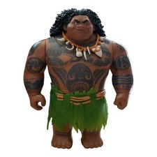 Disney 2015 Moana MAUI Action Figure Doll 10.5  2015 Hasbro Toy without Hook