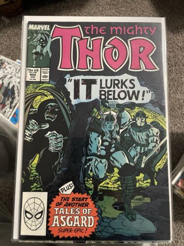 Thor 1° serie #401 - 408 (1989-90 Marvel) Lotto di 8 - 1 EMISSIONE CHIAVE - Foto 5 di 9
