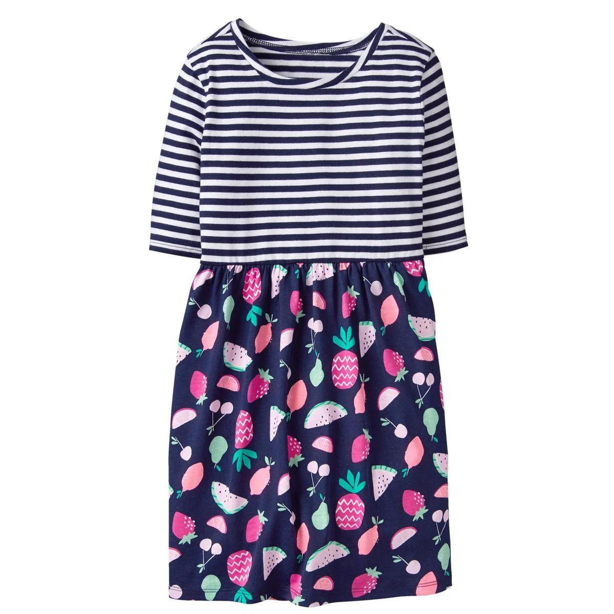 Robe Fille Gymboree Taille 5 - Imprimé Floral Aquarelle Jardin - Longueur Tea Length - 100% Coton - Occasion Parfaite