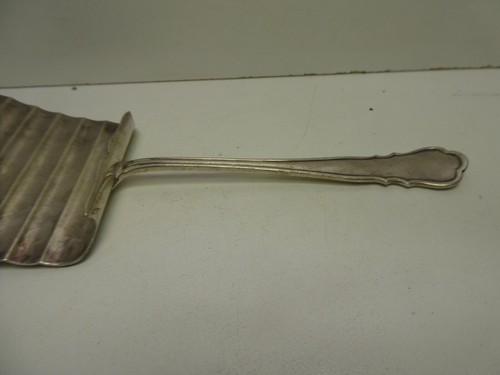 VINTAGE SILVER PLATED MARTIN 90 ASPARAGUS SPOON SERVING LADLE - Picture 3 of 8