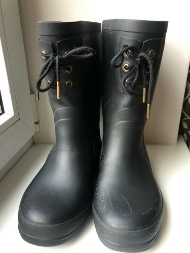 Botas de lluvia Tretorn | Talla 7,5 | Negro | Goma | Sobre el tobillo - Imagen 3 de 8