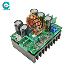 DC-DC 10-36V to 12-80V Booster Module 1200W 20A Adjustable Power Supply Module