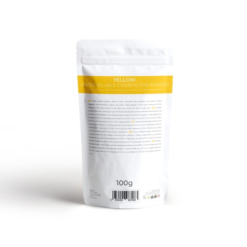 Mystic Moments YELLOW Water-Soluble Cosmetic Dye Powder 500g - Picture 2 of 2