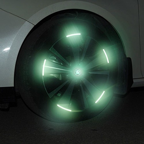 Leuchtaufkleber Reflektoren Fahrrad Aufkleber Kleidung selbstklebend Sticker - Bild 13 von 19