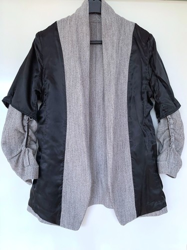H&M Anzugblazer, Smoking-Blazer, Damenanzugblazer, Sakko, Gr. 38, 3/4 Ärmel - Bild 7 von 9