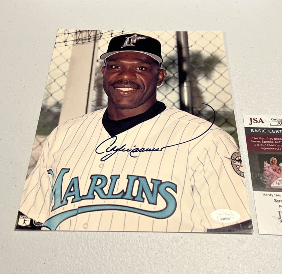 Andre Dawson Marlins MLB Autographed Signed 8x10 MLB Licensed