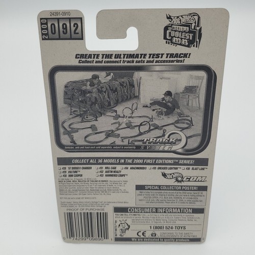 Hot Wheels 2000 First Editions 32/36 Austin Healey #092 - Picture 14 of 14