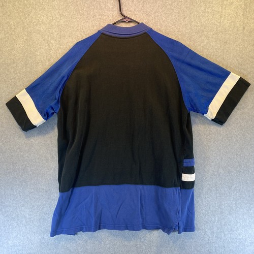 Vintage Orlando Magic Shirt Mens XL Black Blue Warm Up Pro Player Button 90s - Picture 6 of 9