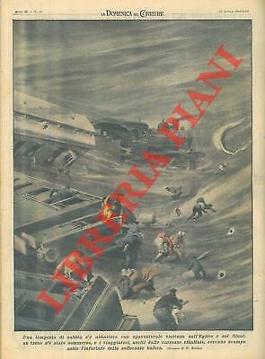 MOLINO W. - Una tempesta di sabbia si é abbattuta sull'Egitto e sul Sinai. - Foto 1 di 1