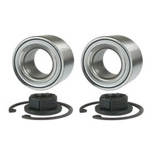 FOR FORD FIESTA MK5 MK6 2001-2010 FRONT HUB WHEEL BEARING + ABS RING KIT PAIR