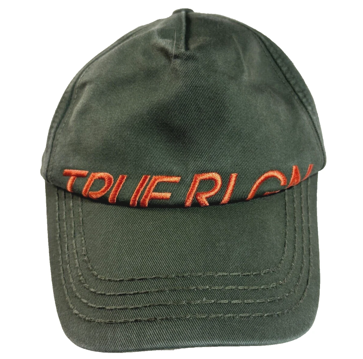 ?️True Religion Embroidered Adjustable  Orange & Green Hat/Baseball Cap True Religion PIGMENT WASHED BASEBALL CAP – DTLR main image 4